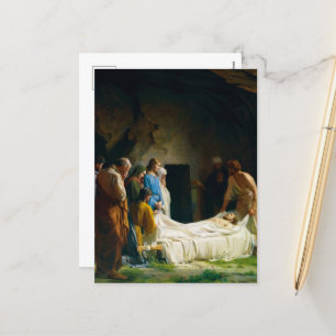 Cartes Pour Fêtes Annuelles Enterrement de Jésus par Carl Bloch