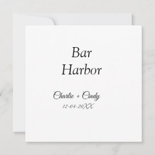 Cartes Pour Fêtes Annuelles enterrement de vie de jeune fille à Bar Harbor dem