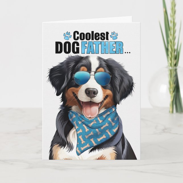 Cartes Pour Fêtes Annuelles Entlebucher Mountain Dog Meilleur Papa Fête des Pè (Devant)