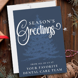 Cartes Pour Fêtes Annuelles Entreprise customisée Professionnel Noël d'affaire