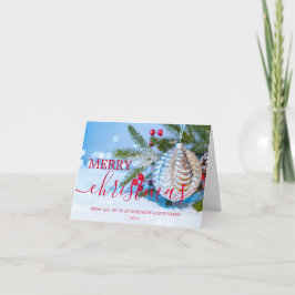 Cartes Pour Fêtes Annuelles Entreprise moderne Noël