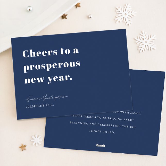Cartes Pour Fêtes Annuelles Entreprise Noël Affaires Salutations (Créateur téléchargé)