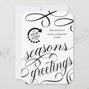 Cartes Pour Fêtes Annuelles Entreprise VOTRE LOGO