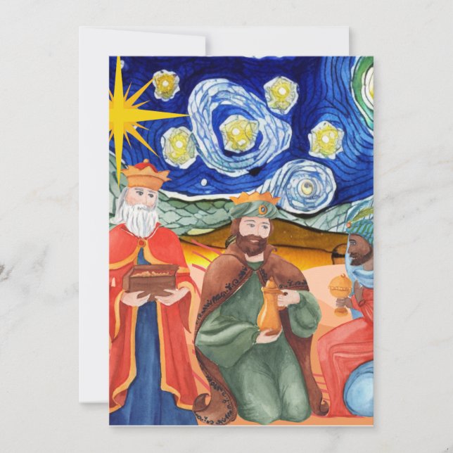 Cartes Pour Fêtes Annuelles Épiphanie (Devant)