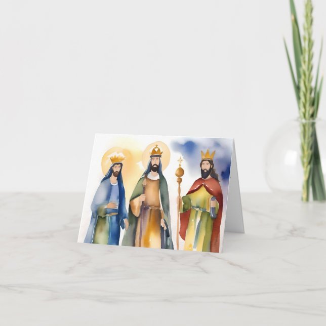 Cartes Pour Fêtes Annuelles Épiphanie ou Fête des Rois M - 6 janvier (Devant)