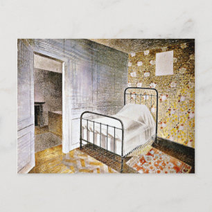 Cartes Pour Fêtes Annuelles Eric Ravilit art, Le Bedstead
