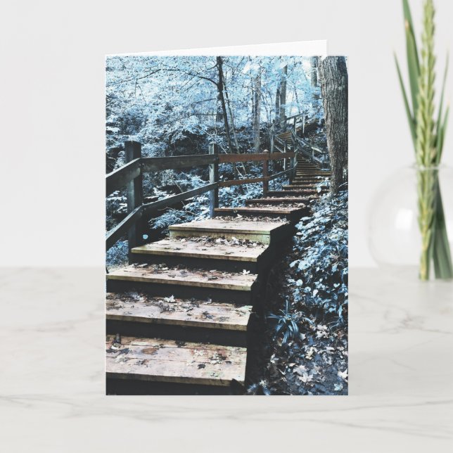 Cartes Pour Fêtes Annuelles escalier (Devant)