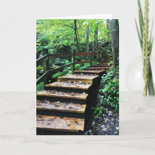 Cartes Pour Fêtes Annuelles escalier du parc d'état des grottes maquoketa