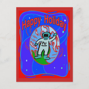 Cartes Pour Fêtes Annuelles Espace extra-atmosphériqueVACANCES