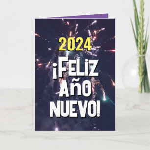 Cartes Pour Fêtes Annuelles Espagnol Nouvel An Souhaite 2024 Envoyer par Texte