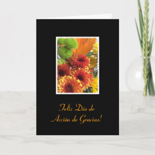 Cartes Pour Fêtes Annuelles Espagnol : Thanksgiving