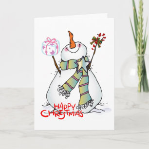 CARTES POUR FÊTES ANNUELLES ESPÉRER QUE NOËL EST "HEUREUX" COMME CET ESPRIT 