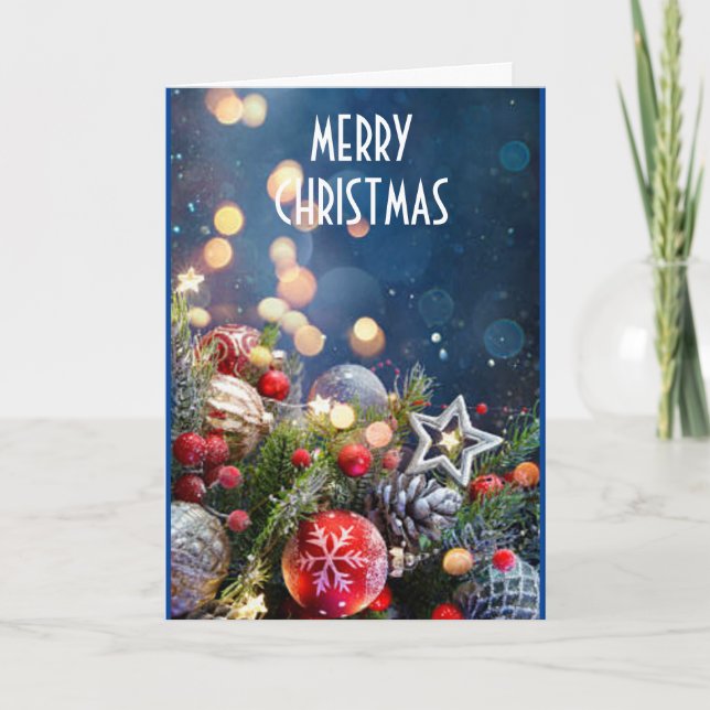 CARTES POUR FÊTES ANNUELLES ESPÉRONS QUE NOËL EST UNE EXCELLENTE VACANDA. (Devant)