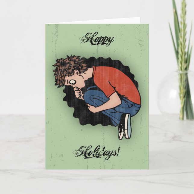 Cartes Pour Fêtes Annuelles Esprit de vacances (Devant)