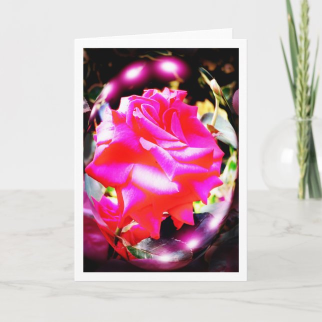 Cartes Pour Fêtes Annuelles Esprit rose (Devant)