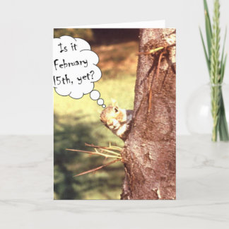 Cartes Pour Fêtes Annuelles Est-ce le 15 février ?