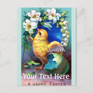 Cartes Pour Fêtes Annuelles Est Tombé Un Bon Poussin De Pâques