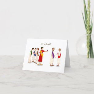 Cartes Pour Fêtes Annuelles "Et tu Brute ?" Julius César à une fête