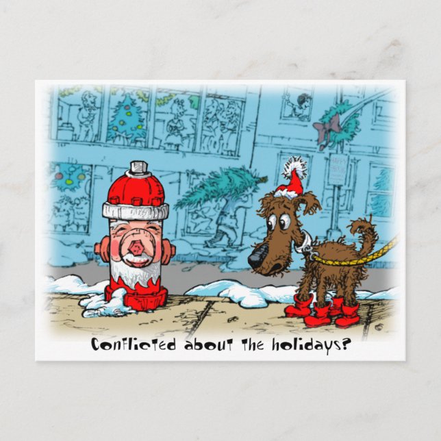 Cartes Pour Fêtes Annuelles Été en conflit au sujet des vacances ? (Devant)