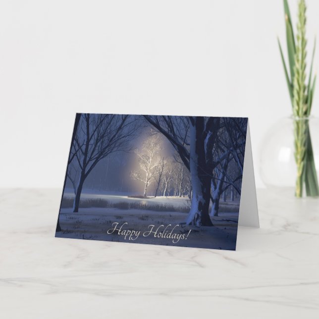 Cartes Pour Fêtes Annuelles Éthérée de Noël (Devant)