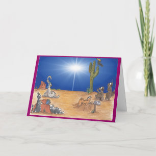 Cartes Pour Fêtes Annuelles Étoile de désert de vacances