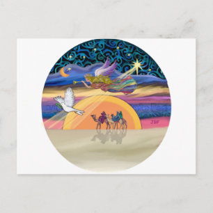 Cartes Pour Fêtes Annuelles Étoile de Noël