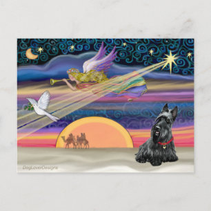 Cartes Pour Fêtes Annuelles Étoile de Noël - Terrier écossais 2B