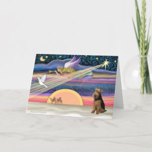 Cartes Pour Fêtes Annuelles Étoile de Noël - Terrier gallois