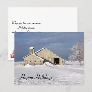 Cartes Pour Fêtes Annuelles Étoile d'hiver de Noël