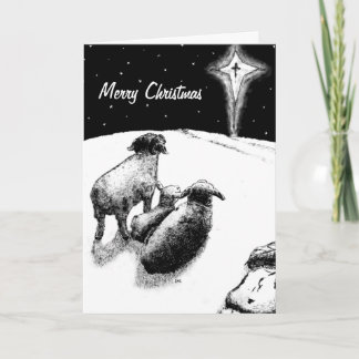 Cartes Pour Fêtes Annuelles Étoile lumineuse