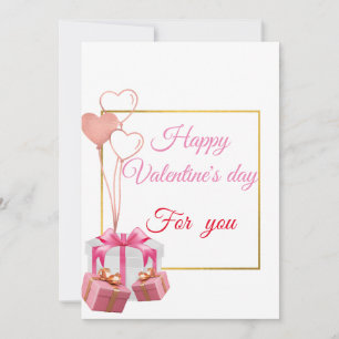 Cartes Pour Fêtes Annuelles "Étreinte Enchantée" Saint-Valentin