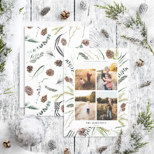 Cartes Pour Fêtes Annuelles Eucalyptus Dusty Botaniques hivernales 4 Photo Hol
