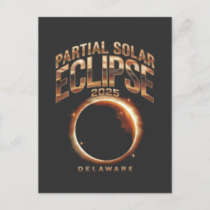 Cartes Pour Fêtes Annuelles Événement d'astronomie partielle d'Eclipse solaire