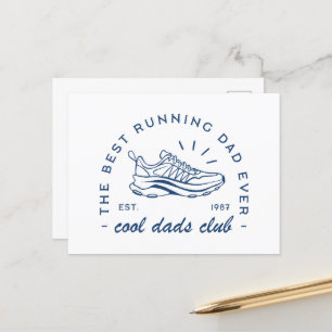 Cartes Pour Fêtes Annuelles Exécuter cool papa club meilleur coureur amusant c