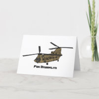 Exemple d'hélicoptère militaire Chinook
