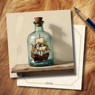 Cartes Pour Fêtes Annuelles Expédier dans une bouteille   Rester en contact