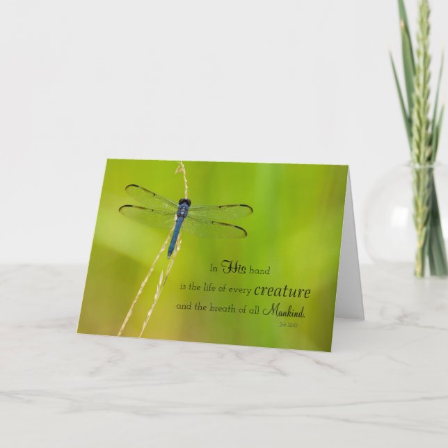 Cartes Pour Fêtes Annuelles Expressions de libellule (Devant)