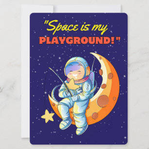 CARTES POUR FÊTES ANNUELLES EXTRA-TERRESTRE, UNIVERS, FUSÉE, PLANÈTE ET ASTRON