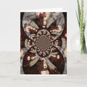 Cartes Pour Fêtes Annuelles Extraordinaire Snowman