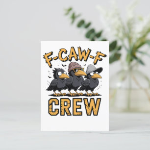 Cartes Pour Fêtes Annuelles F-Caw-F Crew Drôle Matching Cousins Outfit
