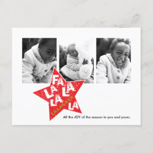 Cartes Pour Fêtes Annuelles Fa La La Photoshoot