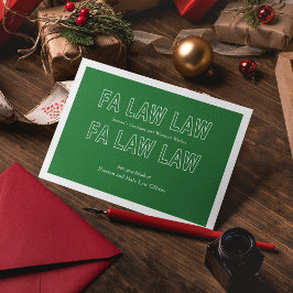 Cartes Pour Fêtes Annuelles Fa Law Law Funny Lawyer Joke Christmas