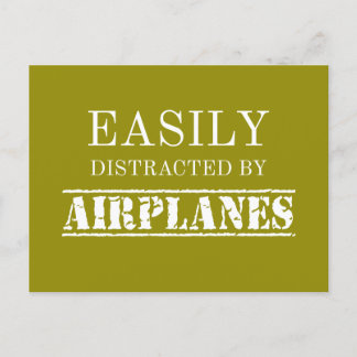 Cartes Pour Fêtes Annuelles Facilement Distrait Par Aviateur Pilote