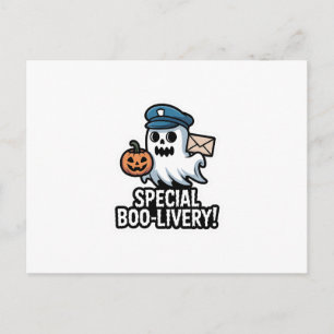 Cartes Pour Fêtes Annuelles Facteur Boo – Fantôme Halloween Mignon de Livraiso