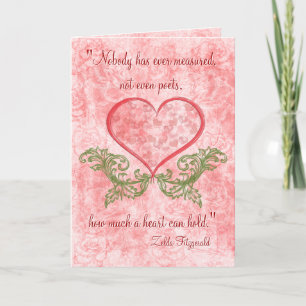 Cartes Pour Fêtes Annuelles Faded Rose (Personalized Romantic Card)