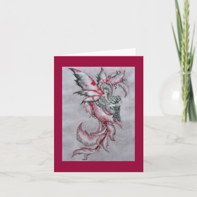 Cartes Pour Fêtes Annuelles Faery de Noël (Devant)