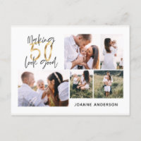 Faire 50 beau anniversaire multi photo vacances c