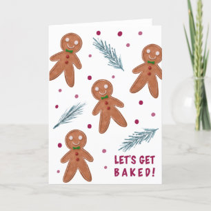 Cartes Pour Fêtes Annuelles Faisons cuire le pain d'épices