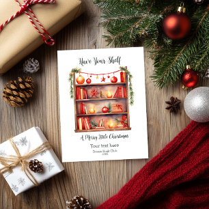 Cartes Pour Fêtes Annuelles Faites que votre étagère ait un joyeux petit Noël