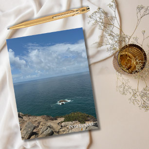 Cartes Pour Fêtes Annuelles Falaises de l'océan bleu, Portugal Photographie, V